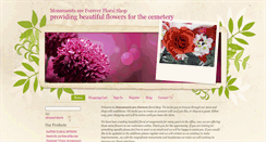 Desktop Screenshot of flowers.monumentsareforever.com